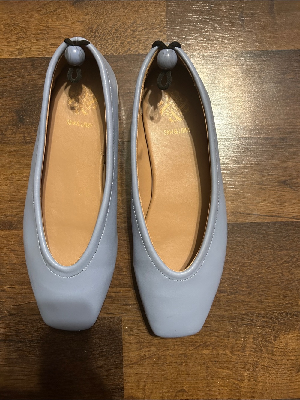 Sam & Libby Light Purple Square Toe Ballet Flats